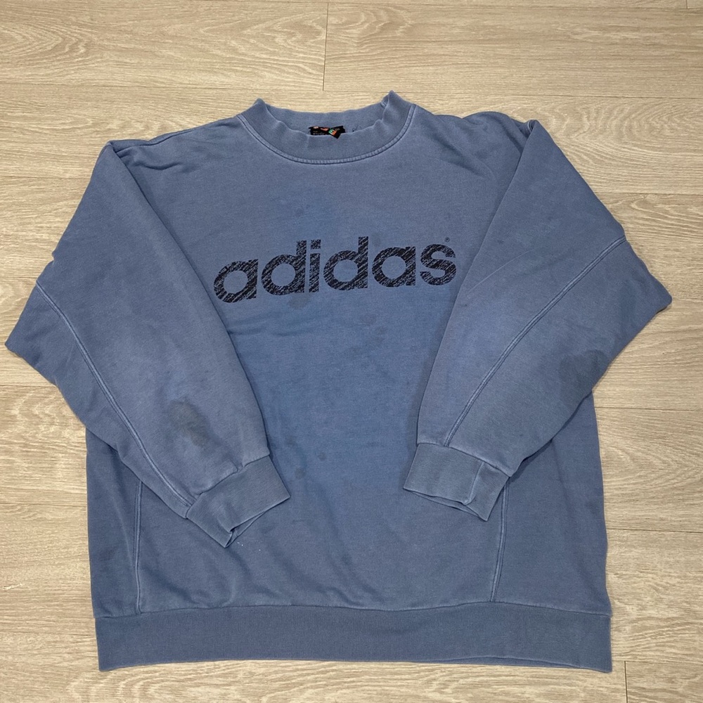 Vintage Distressed Adidas Sweatshirt